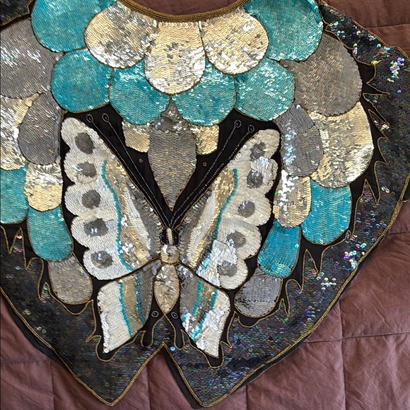 Sequin Butterfly Embellished Top - Picture 3 of 3